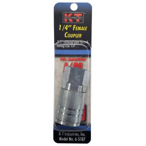K-T Industries K-T Industries Industrial 3/8'' Female NPT 1/4'' Coupler - $10.99 at Murdoch's Ranch & Home Supply