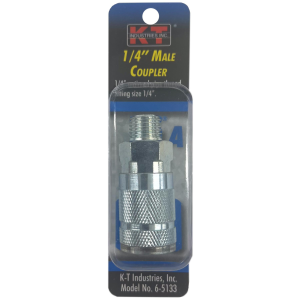 K-T Industries K-T Industries Aro 1/4'' Male NPT 1/4'' Coupler - $10.99 at Murdoch's Ranch & Home Supply
