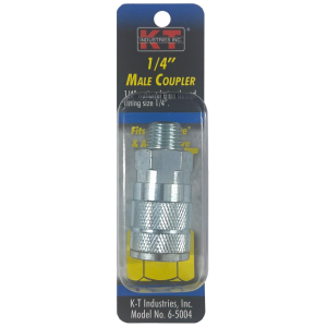 K-T Industries K-T Industries Tru-Flate 1/4'' Male NPT 1/4'' Coupler - $9.99 at Murdoch's Ranch & Home Supply