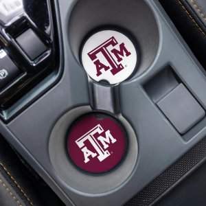 Evergreen Texas A&M University Car Coaster Set