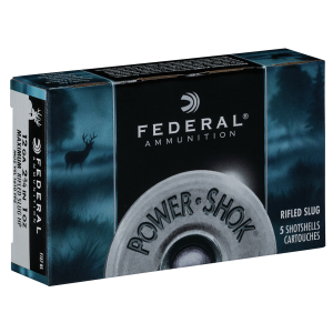 Federal Premium Ammunition Power-Shok 12 Gauge 2-3/4" Shotshell 1 oz Rifled Slug