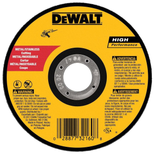 DEWALT 5" x .045" x 7/8" A60T Abrasive Metal Grinding Wheel DW8063