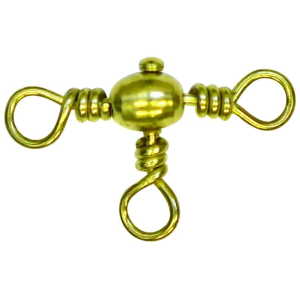Eagle Claw Fishing Brass Crossline Swivel | Size 1