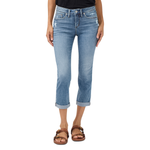 Silver Jeans Silver Jeans Suki Mid Rise Curvy Fit Capri Jeans in Belle | Size 36 - $50.40 at Murdoch's Ranch & Home Supply