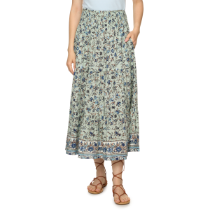 Threadgrit Threadgrit Piper Midi Skirt in Sage Combo | Size Large - $23.99 at Murdoch's Ranch & Home Supply
