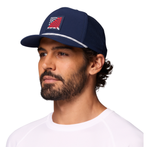 Columbia Tidal Pursuit 3D Stretch Snap Back in Collegiate Navy
