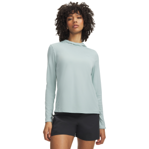 Under Armour UA Explor Iso-Chill UPF Hoodie Shirt in Enamel Blue | Size Small