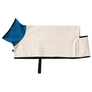 Weaver Canvas Goat Blanket in Blue | Size Small