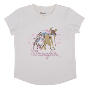 Wrangler Wrangler Horse T-Shirt in Marshmallow | Size 3T - $7.79 at Murdoch's Ranch & Home Supply