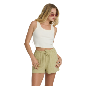 Billabong Billabong Rerun Crop Knit Tank Shirt in White Cap | Size Small - $25.95 at Murdoch's Ranch & Home Supply
