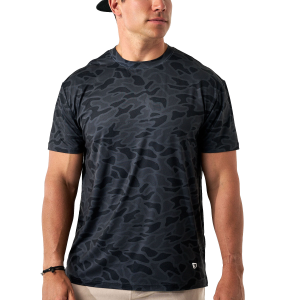 Burlebo Burlebo Go-To T-Shirt in Black Camo | Size 2XL - $20.40 at Murdoch's Ranch & Home Supply