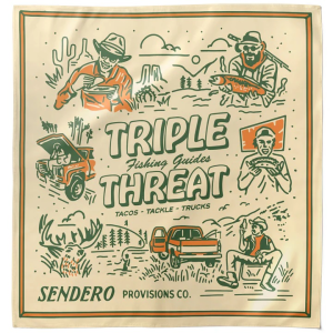 Sendero Provisions Co. Sendero Provisions Co. Triple Threat Bandana in Green - $12.75 at Murdoch's Ranch & Home Supply