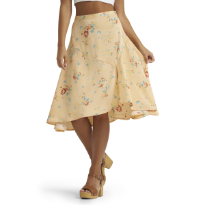 Wrangler Wrangler Retro Vintage Floral Print Midi Skirt in Orange | Womens | Size Small - $28.79 at Murdoch's Ranch & Home Supply