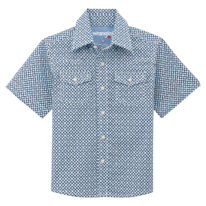 Wrangler Wrangler 20X Advanced Comfort Short Sleeve Shirt in Blue | Size XL - $37.99 at Murdoch's Ranch & Home Supply