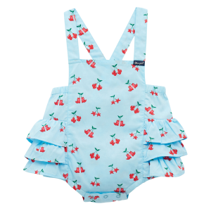 Wrangler Wrangler Boots Cherries Onesie in Blue | Size 12M - $14.99 at Murdoch's Ranch & Home Supply
