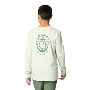 Carhartt Carhartt Short Sleeve Force Sun Defender Anchor T-Shirt in Sea Foam | Size Small - $16.49 at Murdoch's Ranch & Home Supply