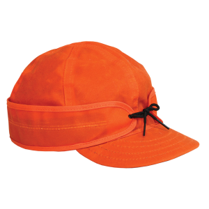 Stormy Kromer Waxed Cotton Cap in Blaze Orange | Mens | Size 7