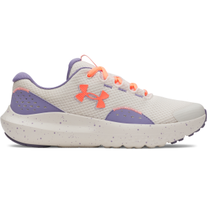 Under Armour Under Armour UA Surge 4 Running Shoes in Summit White/Purple | Size 4 Youth - $41.25 at Murdoch's Ranch & Home Supply