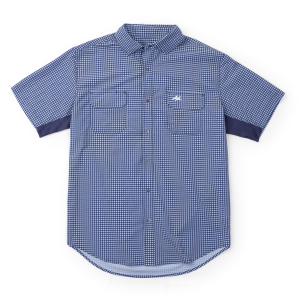 Two Dove Two Dove The Rio Short Sleeve Print Snap Shirt in Navy | Mens | Size Medium - $56.25 at Murdoch's Ranch & Home Supply