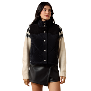 Ariat Dalton Solid Vest in Black | Womens | Size Small