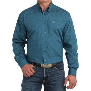 Cinch CINCH Classic Fit Paisley Print Button Down Shirt in Blue | Mens | Size Small - $67.99 at Murdoch's Ranch & Home Supply