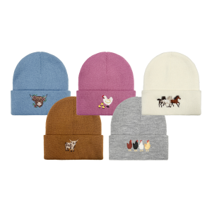 Grand Sierra Farm Animals Beanie in Multi