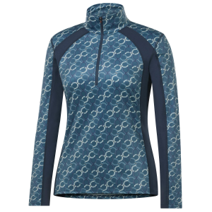 Kerrits Kerrits Traverse Quarter Zip Tech Top in Jasper Horseshoe Honeycomb | Womens | Size XS - $84.99 at Murdoch's Ranch & Home Supply