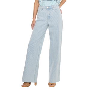 KanCan Wren High Rise Wide Leg Jeans in Light Wash | Womens | Size 24