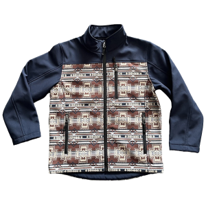 Pintlar Pintlar Bonded Aztec Jacket in Navy/Brown | Size Small - $49.99 at Murdoch's Ranch & Home Supply