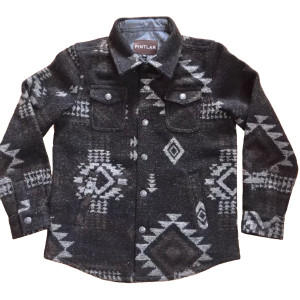 Pintlar Pintlar Aztec Shirt Jacket in Black | Size Small - $49.99 at Murdoch's Ranch & Home Supply