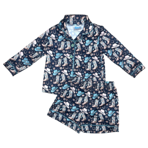 Shea Baby Clothing Shea Baby Clothing Cowboy Boots Pajama Set in Navy Blue | Size 2T - $30.00 at Murdoch's Ranch & Home Supply