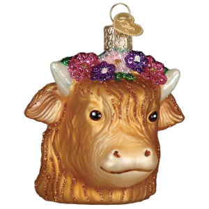 Old World Christmas Old World Christmas Floral Highland Cow Christmas Ornament - $27.99 at Murdoch's Ranch & Home Supply