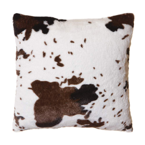 Carstens Inc. Carstens Inc. Plush Cowhide Pillow in Hair On Hide | Size 18" x 18" - $14.99 at Murdoch's Ranch & Home Supply