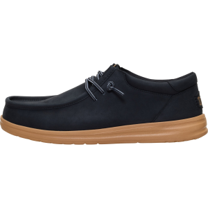 Heydude HEYDUDE Paul Full Grain Leather Shoes in Black/Tobacco Brown | Mens | Size 7 - $99.99 at Murdoch's Ranch & Home Supply
