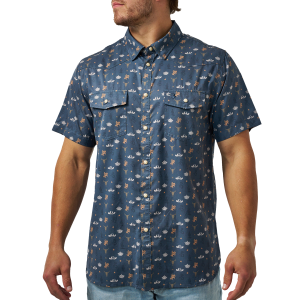 Burlebo BURLEBO Performance Print Western Shirt in Desert Night | Mens | Size Small - $64.00 at Murdoch's Ranch & Home Supply