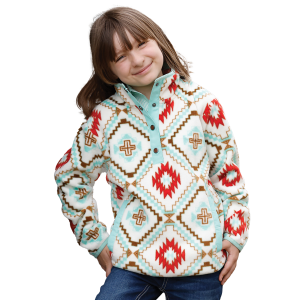 Cruel Cruel Aztec Polar Fleece Sweatshirt in Cream | Size Small - $59.99 at Murdoch's Ranch & Home Supply