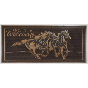 Direct Home Textiles Artist Rubber Doormat Assorted | Size 18" x 30"