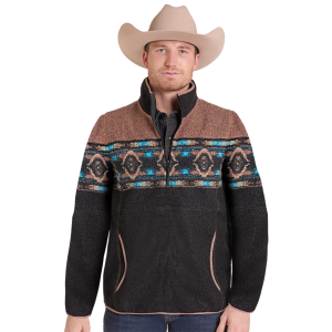 Powder River Outfitters Powder River Outfitters Sierra Pullover in Turquoise | Mens | Size Small - $79.95 at Murdoch's Ranch & Home Supply