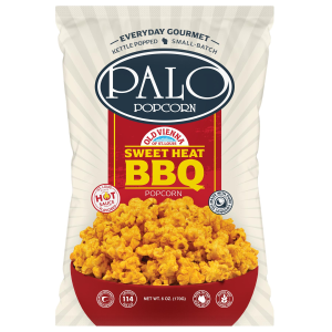 Palo Popcorn Palo Popcorn Old Vienna Sweet Heat BBQ Flavor Popcorn - $4.99 at Murdoch's Ranch & Home Supply