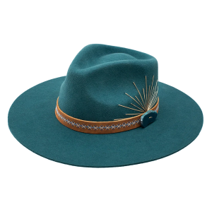 Charlie 1 Horse Charlie 1 Horse Bayou Belle Jr Hat in 78 Teal - $129.99 at Murdoch's Ranch & Home Supply