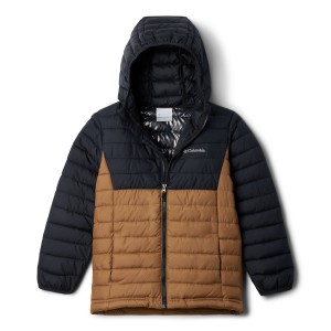 Columbia Powder Lite II Hooded Jacket in Delta/Black | Size XS