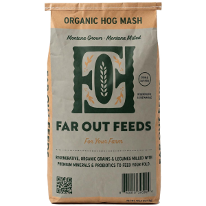 Far Out Feeds Far Out Feeds 16% Organic Happy Hog Mash Pig Feed | Size 10 lbs - $35.99 at Murdoch's Ranch & Home Supply