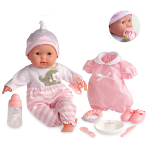 Jc Toys JC Toys Berenguer Boutique Pink Cloths Soft Body Doll Set | Size 15" - $32.99 at Murdoch's Ranch & Home Supply