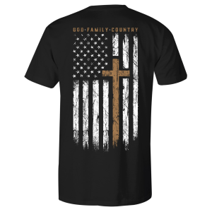 Howitzer Howitzer God Family Country Short Sleeve T-Shirt in Black | Mens | Size Medium - $28.95 at Murdoch's Ranch & Home Supply