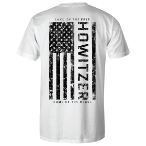 Howitzer Howitzer Brave Flag Short Sleeve T-Shirt in White | Mens | Size Medium - $28.95 at Murdoch's Ranch & Home Supply