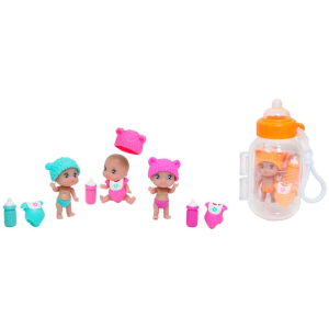 Jc Toys JC Toys Mini Posable Baby Bottle Dolls Set Assorted | Size 2" - $7.99 at Murdoch's Ranch & Home Supply