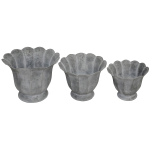 Porch View Home Porch View Home Trompette Metal Planters Set of 3 - $117.99 at Murdoch's Ranch & Home Supply