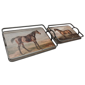 Porch View Home Porch View Home Derby Metal Framed Tray Set of 2 - $69.99 at Murdoch's Ranch & Home Supply