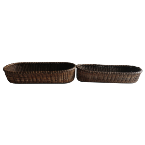Porch View Home Porch View Home Rattan Centerpiece Baskets Set of 2 - $54.99 at Murdoch's Ranch & Home Supply