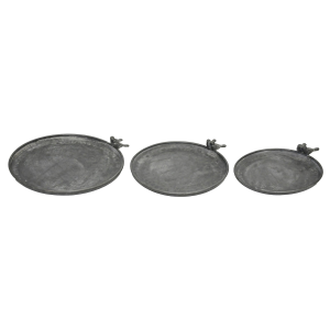 Porch View Home Porch View Home Little Bird Round Metal Trays Set of 3 - $32.99 at Murdoch's Ranch & Home Supply